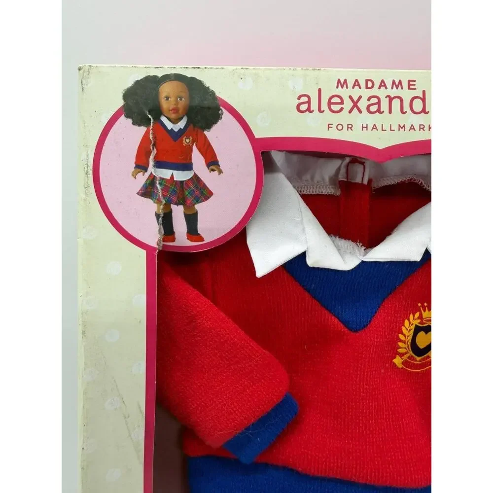 Madame Alexander Hallmark Celebration Girls Back to School 18in Doll Outfit